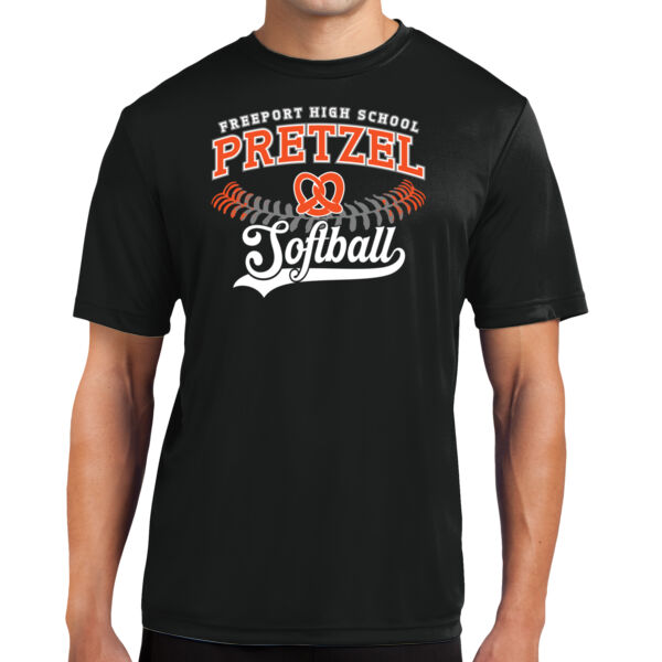 Freeport Pretzel Softball 2026 Logo 1 - Tall PosiCharge ® Competitor Tee Thumbnail