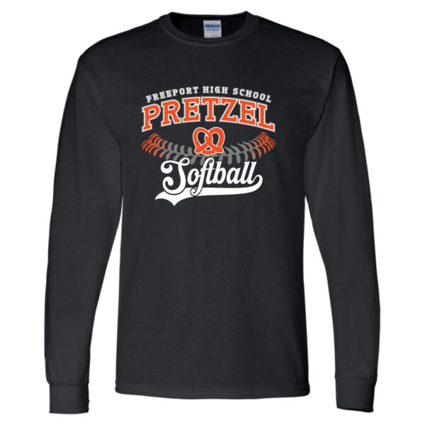 Freeport Pretzel Softball 2026 Logo 1 - DryBlend® 50/50 Long Sleeve T-Shirt Thumbnail