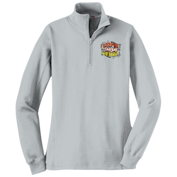 Freeport Pretzel Softball 2026 Logo 3 - Women's 1/4 Zip Sweatshirt Thumbnail