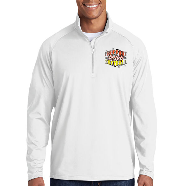 Freeport Pretzel Softball 2026 Logo 3 - Sport Wick ® Stretch 1/4 Zip Pullover Thumbnail